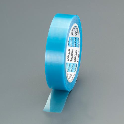型番EA944NZ-25B 商品説明●幅…25mm\n●長さ…50m\n●厚さ…0.07\n●材質…ポリエステルフィルム\n●内芯径…76mm(3”)\n●色…ライトブルー\n●重量…102g\n●入数…10巻入り\n●用途…電気製品、事務機器などの輸送時の部品仮止めに。\n●電気製品・事務機器などの部品押さえ、仮止め用に\n●被着体への汚染性が少ない\n