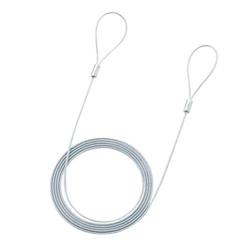 【ポイント10倍】楽天スーパーSAIL(12/4~12/11) ※要エントリー φ2.2mmx2.0m セキュリティワイヤー(ビニールコート)