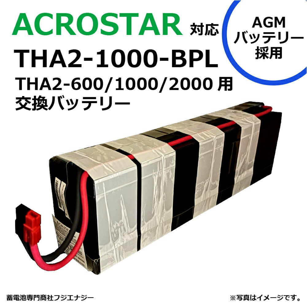 【当店限定】11/5〜11/11までポイント5倍！！ FUJI ENERGY THA2-1000-BPL THA2-1000-BP 互換 GSユアサ ACTOSTAR THAシリーズ用 THA2-600 / THA2-1000 / THA2-2000 用無停電電源装置 UPS用バッテリーキット GSユアサ ups 高容量バッテリー採用