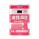 【ポイント10倍(5/1限定)】カンペハピオ 油性ツヤあり建物用PRO チョコレート 14K