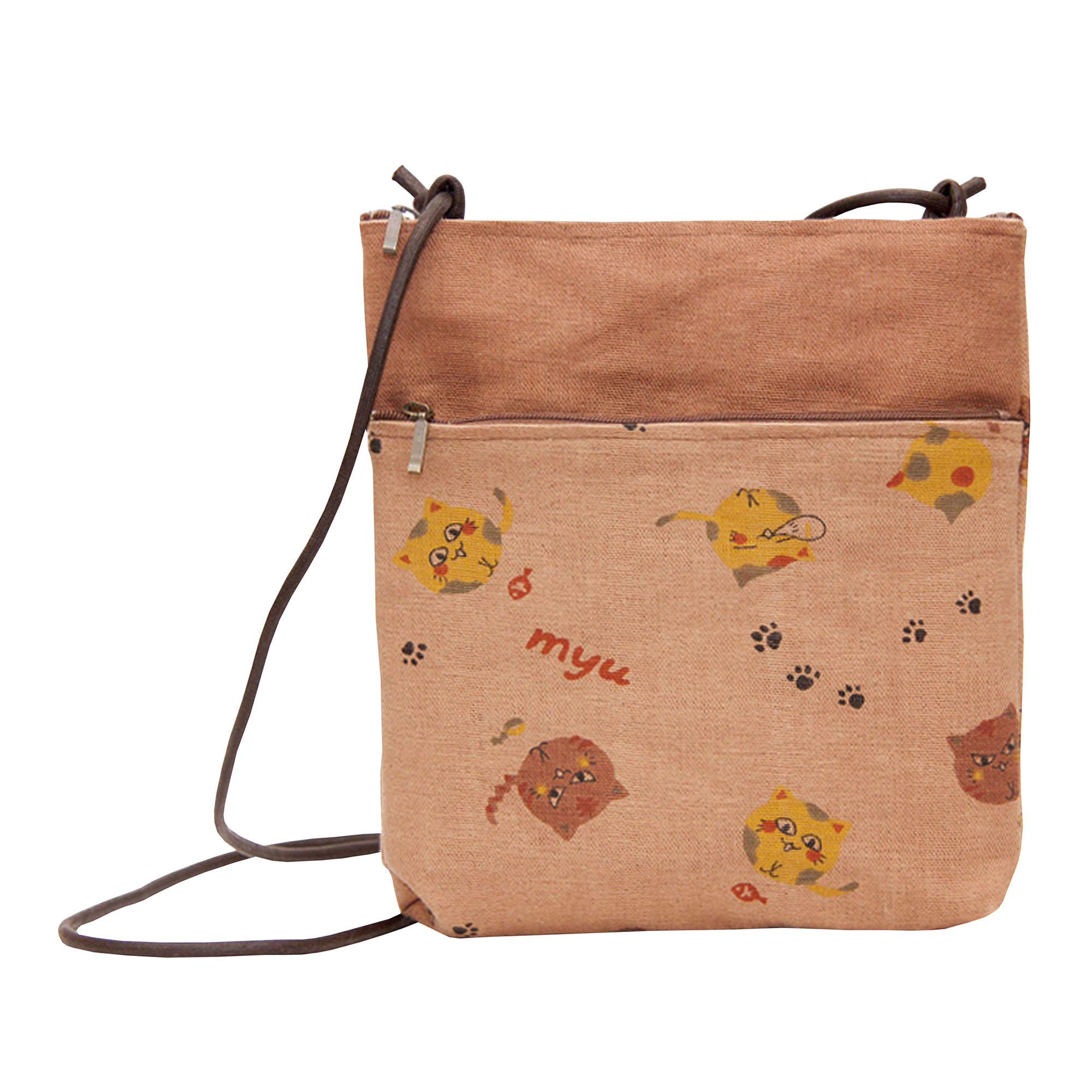 【★ポイント10倍★】2/4~2/10開催！お買い物マラソン(要エントリー) ヤマコー #87537 柿渋染 2Fポシェッ..