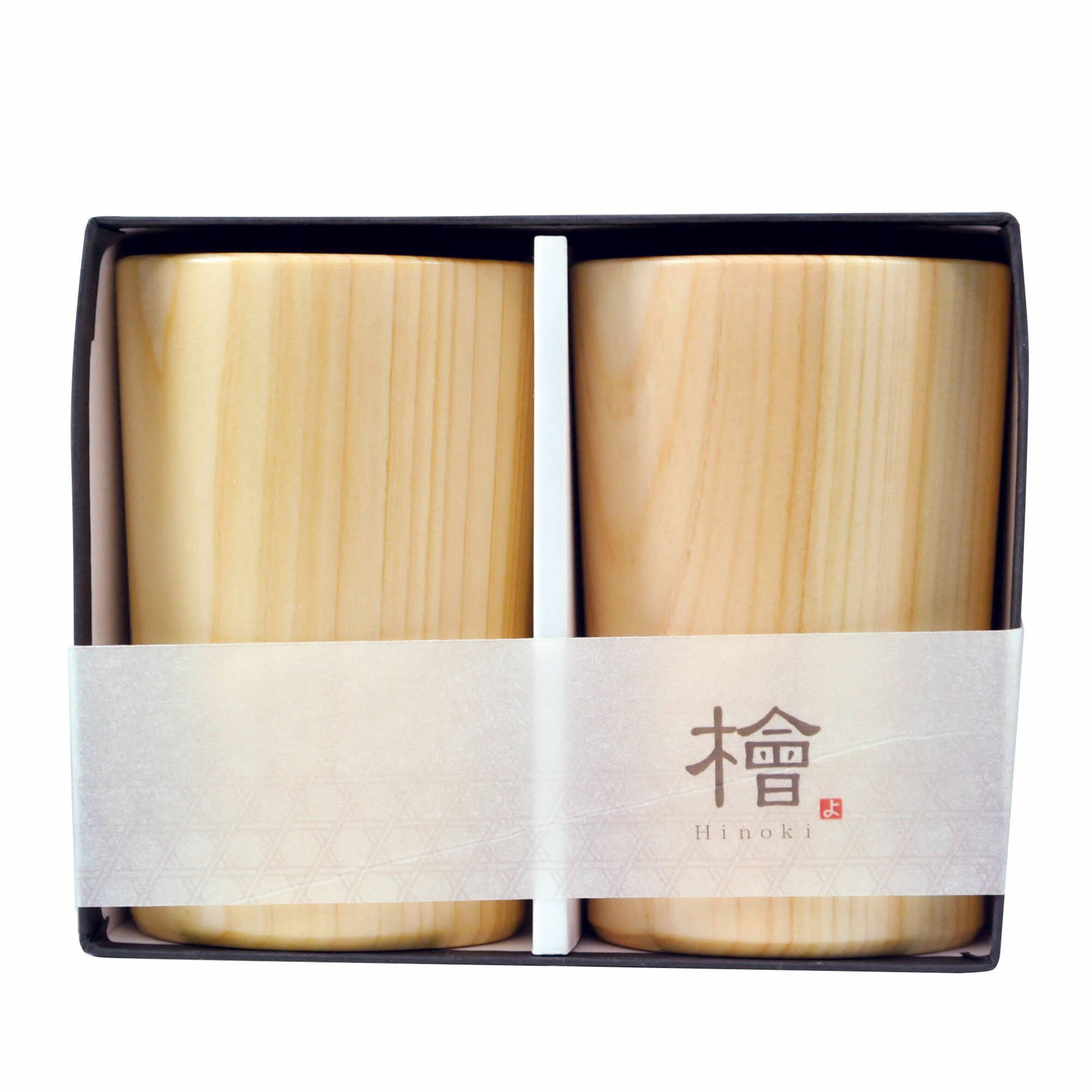 【★ポイント5倍★】10/4~10/9開催！お買い物マラソン(要エントリー) ヤマコー #89096 粋 ひのきビールグラス2Pセット