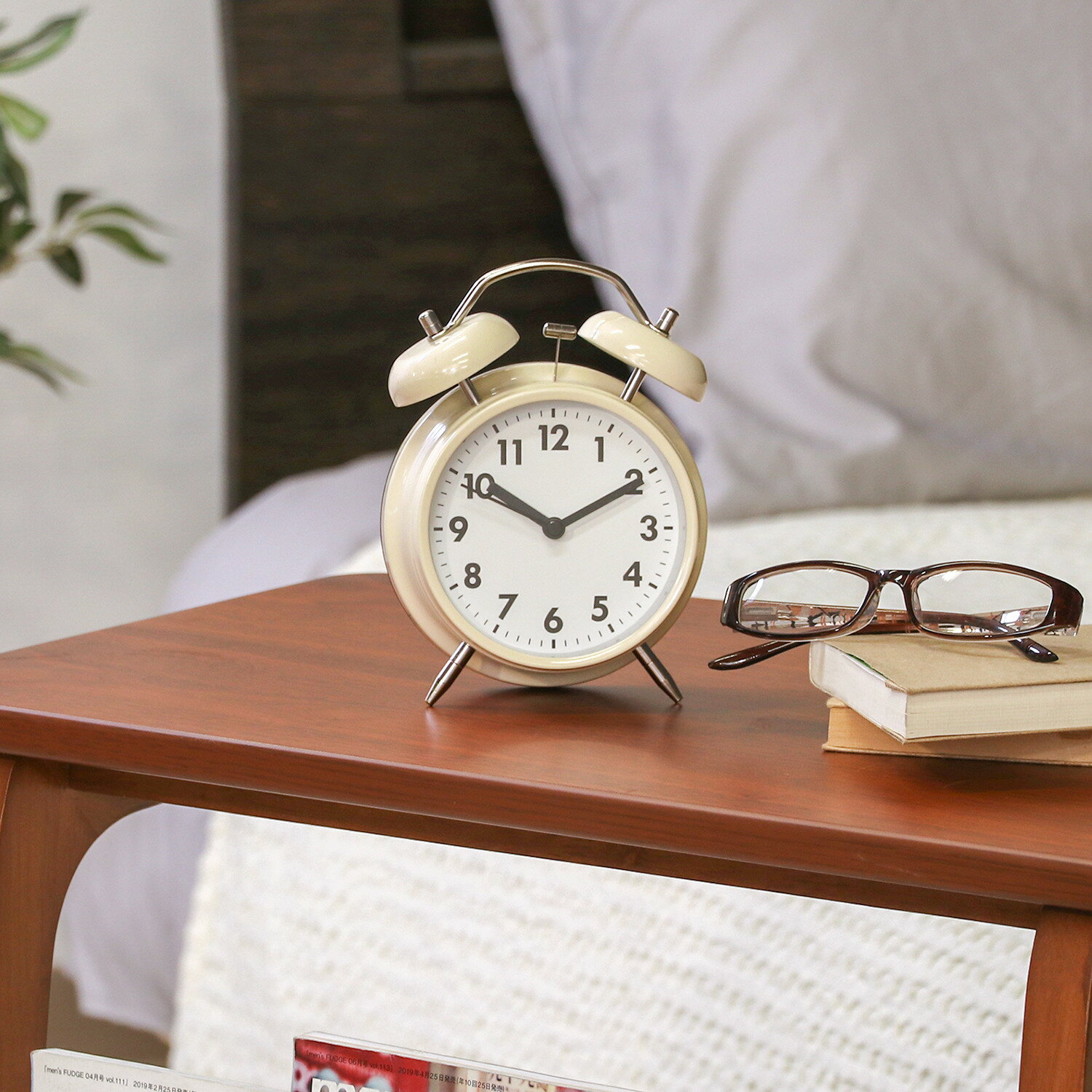 【ポイント10倍】11/20~11/27 ブラックフライデーxポイントアップ(要エントリー) 不二貿易 置時計 ベル IV インテリア エクステリア 内装 おしゃれ 新生活 一人暮らし 同棲 収納 収納ボックス [2]