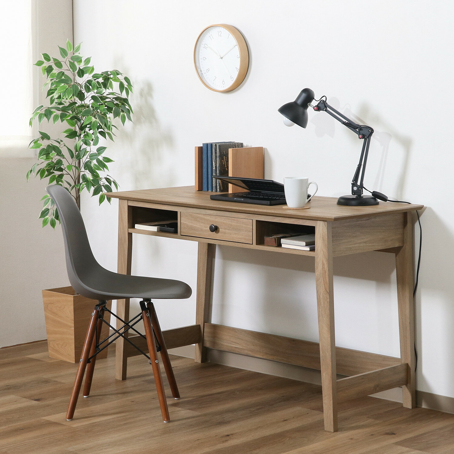 【★ポイント5倍★】11/14~11/16開催!楽天イーグルス感謝祭 × ポイントアップ(要エントリー)不二貿易 シエロ(cielo) デスク(引出付き) インテリア エクステリア 内装 おしゃれ 新生活 一人暮らし 同棲 収納 収納ボックス [2]