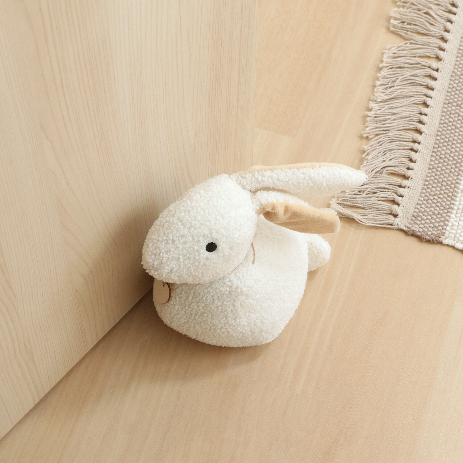 【★ポイント5倍★】10/4~10/9開催!お買い物マラソン(要エントリー) 不二貿易 アニマルドアストッパー ウサギ WH【入数:4】エクステリア インテリア 家具 新生活 生活雑貨 ホーム [3]