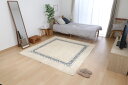 【★ポイント5倍★】楽天スーパーSAIL(6/4~6/11)※要エントリー 不二貿易 コットンラグ BANDANA 185×185cm WH*NV 【3個入】 7647 インテリア エクステリア 内装 おしゃれ 新生活 一人暮らし 同棲 収納(3)