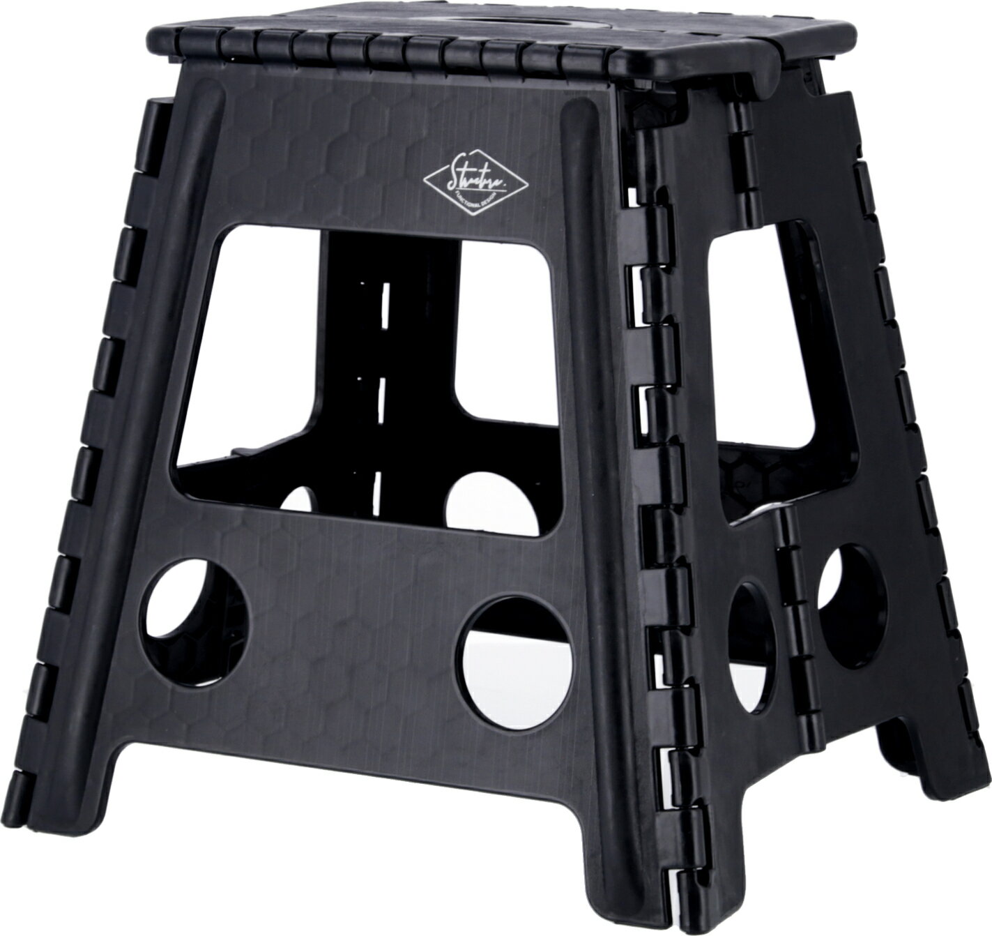 【ポイント10倍】12/1はワンダフルデー！不二貿易 フォールディングステップスツール H39cm BK 【6個入..