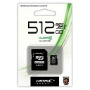 【ポイント10倍(5/1限定)】HIDISC microSDXCカード 512GB SD変換アダプタ付属 メモリーカード 記憶媒体 記憶 大容量 小型