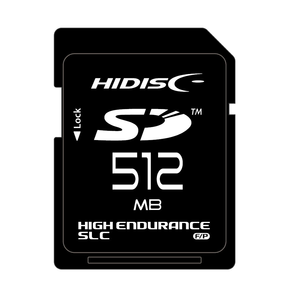【5/23～5/27開催】お買い物マラソン×ポイント5倍！(要エントリー) HIDISC KIOXIA製SLCチップ採用 高耐久 SDカード 512MB メモリーカード 記憶媒体 記憶 大容量 小型