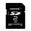 【ポイント10倍(5/1限定)】HIDISC KIOXIA製SLCチップ採用 高耐久 SDカード 2GB メモリーカード 記憶媒体 記憶 大容量 小型