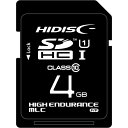 【ポイント10倍(5/1限定)】HIDISC MLCチップ採用 高耐久 SDHCカード 4GB メモリーカード 記憶媒体 記憶 大容量 小型
