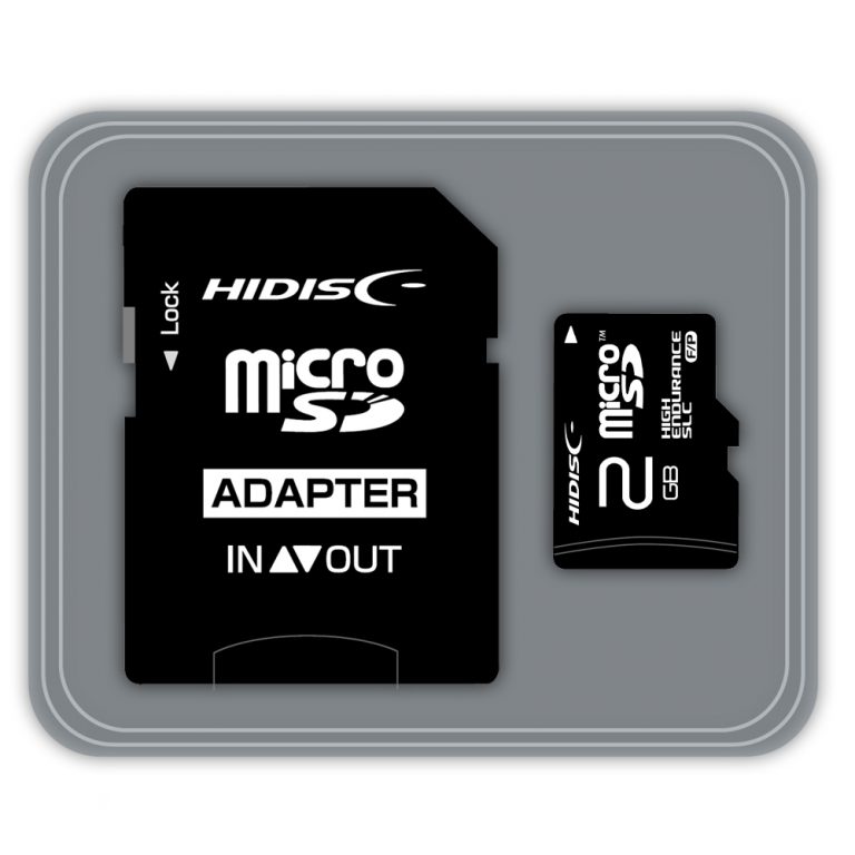 【★ポイント5倍★】6/22~6/27開催！お買い物マラソン(要エントリー) HIDISC KIOXIA製SLCチップ採用 高耐久 microSDカード 2GB メモリーカード 記憶媒体 記憶 大容量 小型