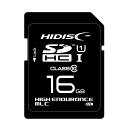 【ポイント10倍(5/1限定)】HIDISC Hynix, Samsung製MLCチップ採用 高耐久 SDHCカード 16GB メモリーカード 記憶媒体 記憶 ...