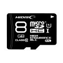 【ポイント10倍(5/1限定)】HIDISC Hynix, Samsung製MLCチップ採用 高耐久 microSDHCカード 8GB メモリーカード 記憶媒体...