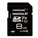 【ポイント10倍(5/1限定)】HIDISC MLCチップ採用 高温度耐久 SDHCカード 8GB メモリーカード 記憶媒体 記憶 大容量 小型