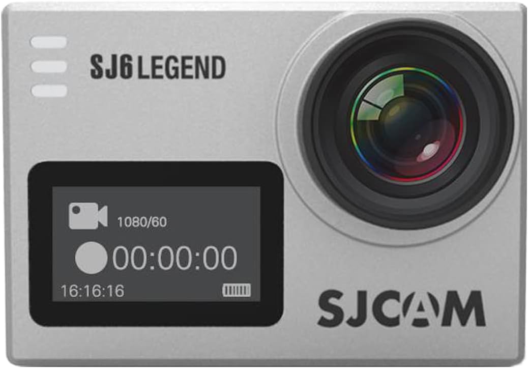 型番SJ6Legend 商品説明【SJ6シリーズの特徴】 ■4K @ 24FPS ■14メガピクセル ■リモートコントロール ■2.0インチLCDタッチスクリーン ■WI-FI（オプション） ■ジャイロスタビライゼーション 水中撮影 防水タッチバックドアは最大3メートルの防水性能。最大10メートルの防水性を備えたハードバックドアも付属。 4K撮影 14mpパナソニックセンサーを搭載し、24fpsで最大4kを記録。 歪み補正 SJCAMの歪み補正により、広角の動画や写真を膨らみのない状態での撮影が可能。 専用アプリ SJCAMZONEアプリを使用すると、設定や機能をコントロールできます。録音した音声や画像を簡単にプレビューできるオールインワンのリアルタイムエクスペリエンスを提供。 画像編集 切り抜き、回転、明るさとコントラストの変更などさまざまな機能があります。 LEGEND AIRのローライトモード ONになっている場合、低照度下では適切に明るさを向上させ、OFFの場合、低照度下では安定性を維持のため、明るさは暗くします。 エレガント・イン・モーション ジャイロによる手ぶれ補正、ジャイロ機能など動きのある動画を撮影するときに有効です。 セット品 SJ6/SJ6AIRアクションカム×1、防水ハウジング×1、自転車スタンド×1フレームマウント×1、バックタッチドア×1、MiniUSBケーブル×1、スイッチマウントA×1、スイッチマウントB×1、スイッチマウントC1×1、x垂直固定ベース×1、ユニバーサル1/4インチ三脚アダプター×1、360°アークブラケット×1、360°パラレルブラケット×1、3M粘着テープ×2、カーブマウント＆フラットマウント×1、クリーニングクロス×1、多言語マニュアル×1レンズカバー×1、SJCAMステッカー×2、1 x 1000mAhリチウムイオン電池（カメラ内）×1