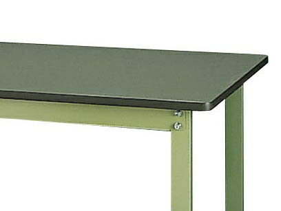 【★ポイント5倍★】10/14~10/17開催！お買い物マラソン(要エントリー) 【法人限定】【座り作業に最適!】ワークテーブル300シリーズ 固定式H740mm 塩ビシート天板 SWR-1560-GI