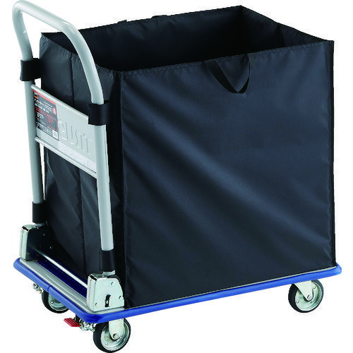 【★ポイント5倍★】8/4~8/11開催！お買い物マラソン(要エントリー) TRUSCO プレス製台車 ドンキーカート 折りたたみ式 CHBAハンドトラックボックス付 ストッパー付 740×480 101NS-CHBA