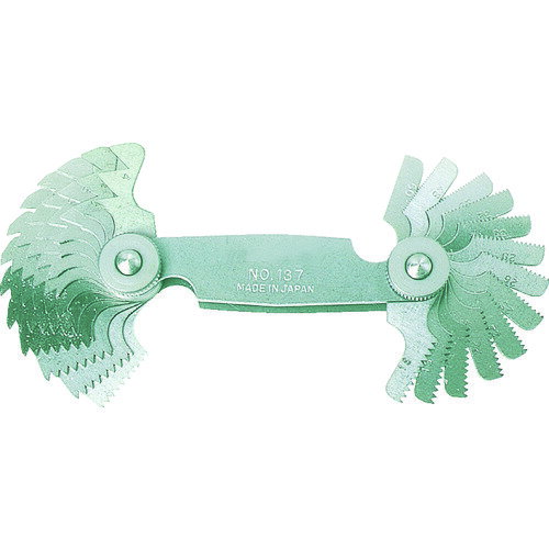 【ポイント10倍】12/1はワンダフルデー！TRUSCO ピッチゲージ 測定範囲4〜60山 55°26枚組 137