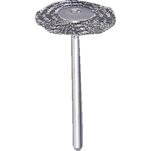 【ポイント10倍】12/1はワンダフルデー！TRUSCO 平型ブラシ ステンレス 線0.1X外径Φ23X軸Φ3 233H-4