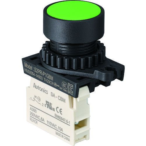 【ポイント10倍】楽天スーパーSAIL(12/4~12/11) ※要エントリー TRUSCO 押しボタンスイッチ Φ25 1b 緑 2..