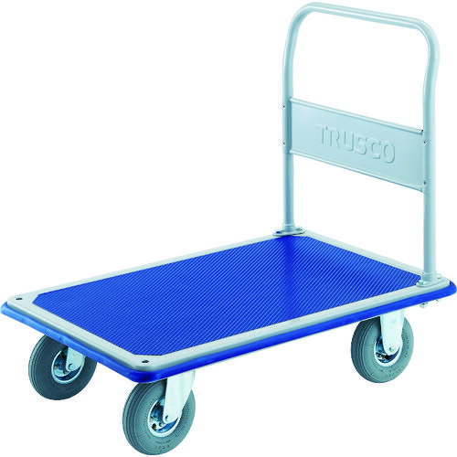 ★ポイント5倍★ 【楽天イーグルス感謝祭】TRUSCO プレス製台車 ドンキーカート 固定式空気入タイヤ915×615 302NAR