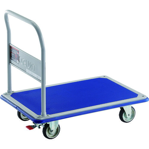 【★ポイント5倍★】10/4~10/9開催！お買い物マラソン(要エントリー) TRUSCO プレス製台車 ドンキーカート 固定式915×615 ストッパー付 302NS