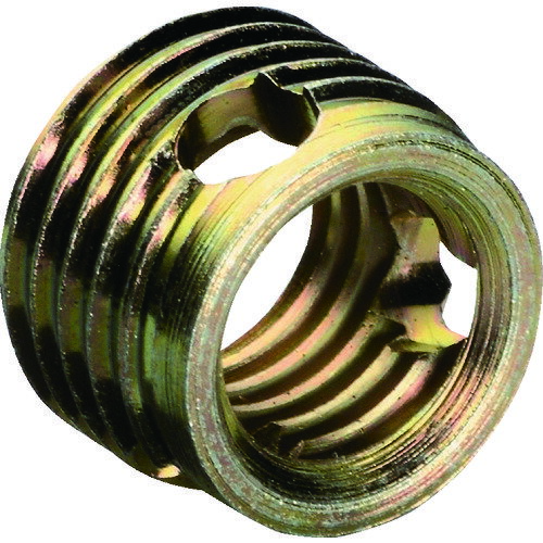 【★ポイント5倍★】10/4~10/9開催！お買い物マラソン(要エントリー) TRUSCO エンザート［［R下］］ 307スチール三つ穴・短寸 M4 P0.7 L6 307-M4-P0.7-1.5DNS