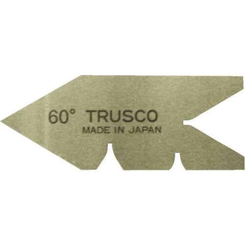 【ポイント10倍】12/1はワンダフルデー！TRUSCO センターゲージ 焼入品 測定範囲60° 60-Y