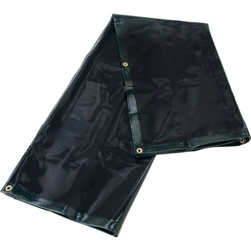 【★ポイント5倍★】10/4~10/9開催！お買い物マラソン(要エントリー) TRUSCO 溶接遮光シートのみ 0.35TXW1970XH1970 緑 A-3-GN