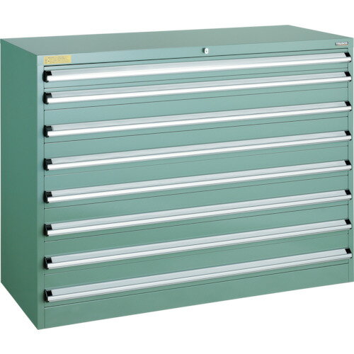 【★ポイント5倍★】楽天スーパーSAIL(3/4~3/11)　TRUSCO VE13S型キャビネット 1300X550XH1000 引出8段 VE13S-1003