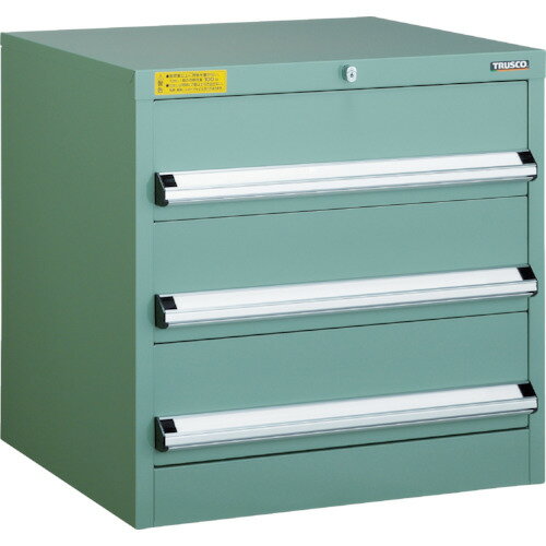 【★ポイント5倍★】8/4~8/11開催！お買い物マラソン(要エントリー) TRUSCO VE6S型キャビネット 600X550XH600 引出3段 VE6S-608