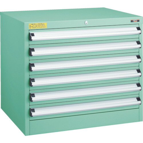 【★ポイント5倍★】10/4~10/9開催！お買い物マラソン(要エントリー) TRUSCO VE7S型キャビネット 700X550XH600 引出6段 VE7S-604