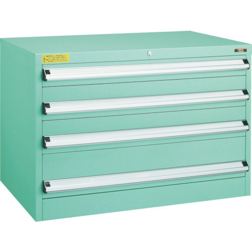 【★ポイント5倍★】8/4~8/11開催！お買い物マラソン(要エントリー) TRUSCO VE9S型キャビネット 880X550XH600 引出4段 VE9S-602