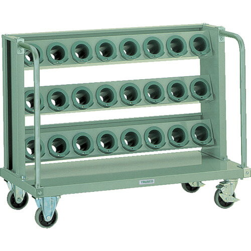 【ポイント10倍！】ブラックフライデー×ポイントアップ TRUSCO ツーリングワゴン BT・NT50兼用 3段 24個収納 ロック付 VTLW-38