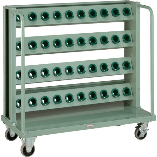 【★ポイント5倍★】10/4~10/9開催！お買い物マラソン(要エントリー) TRUSCO ツーリングワゴン BT・NT40兼用 4段 40個収納 ロック付 VTLW-410