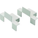 【★ポイント5倍★】10/24~10/27開催!お買い物マラソン(要エントリー) TRUSCO スタンダード書庫用転倒防止金具 中間2連用連結板2個セット WT...