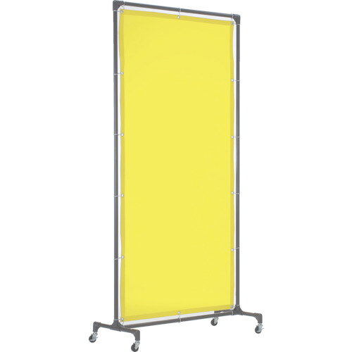 【★ポイント5倍★】8/4~8/11開催！お買い物マラソン(要エントリー) TRUSCO 溶接遮光フェンス 1015型単体 キャスター 深緑 YF1015-DG