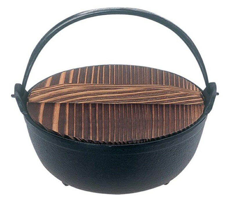 【ポイント10倍】11/20~11/27 ブラックフライデーxポイントアップ(要エントリー) 及源 南部鉄器 丸鍋 7寸 直火対応 F-21