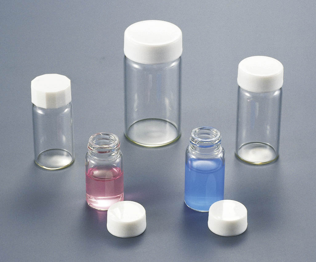 【★ポイント10倍★】楽天スーパーSAIL(12/4~12/11)　日電理化硝子 ねじ口瓶 SV-20 20mL 透明(50個)