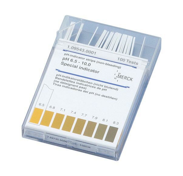 【ポイント10倍】11/1はワンダフルデー！メルク メルクpHストリップ 試験紙pH6.5〜10 1.09543.0001