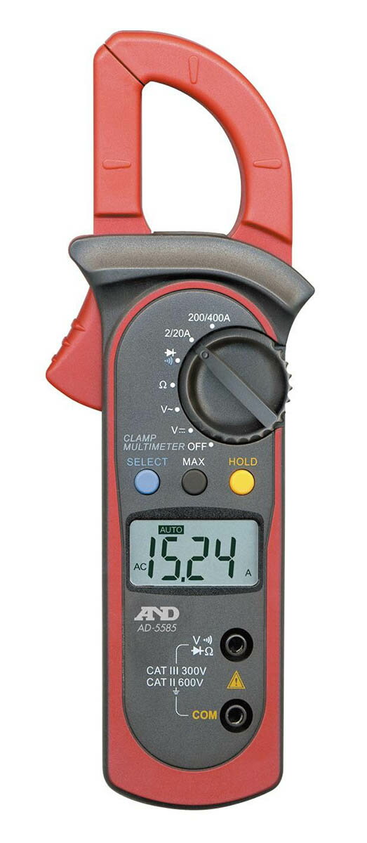 【ポイント10倍】12/1はワンダフルデー！エー・アンド・デイ クランプメーター AD-5585 計測器 電気計..