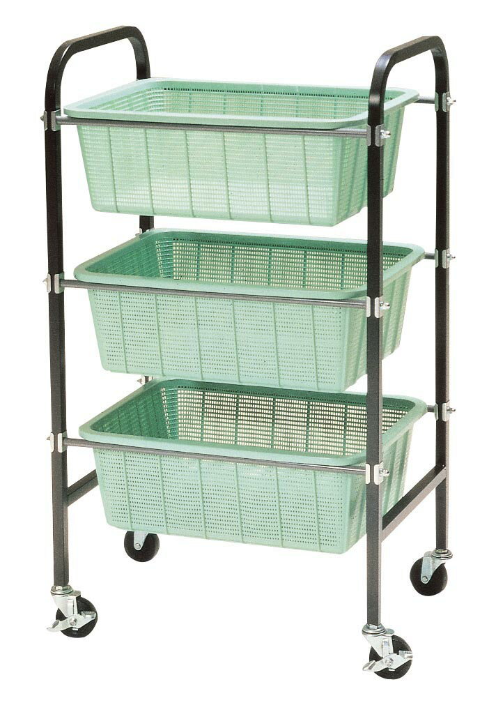 【ポイント10倍】11/20~11/27 ブラックフライデーxポイントアップ(要エントリー) 三段ワゴン 設備・保..