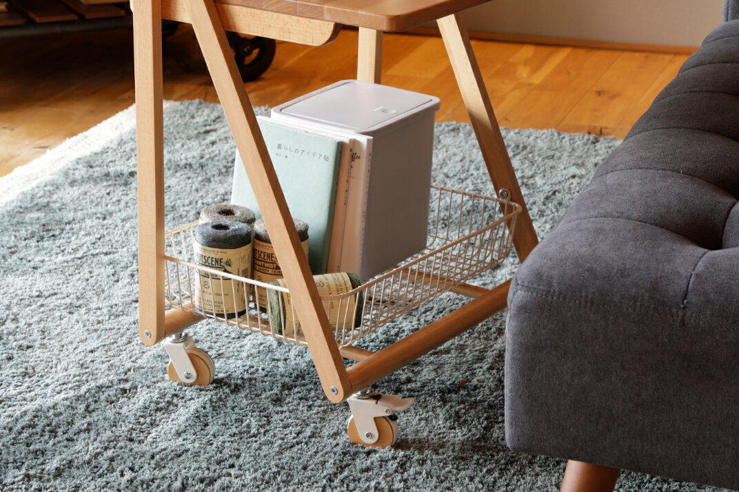 【★ポイント5倍★】7/4~7/11開催!お買い物マラソン(要エントリー) 【法人限定】Mash リヴ テーブルワゴンLIVTW1WH入数:1 家具 インテリア 生活 雑貨 おしゃれ 室内 [2]