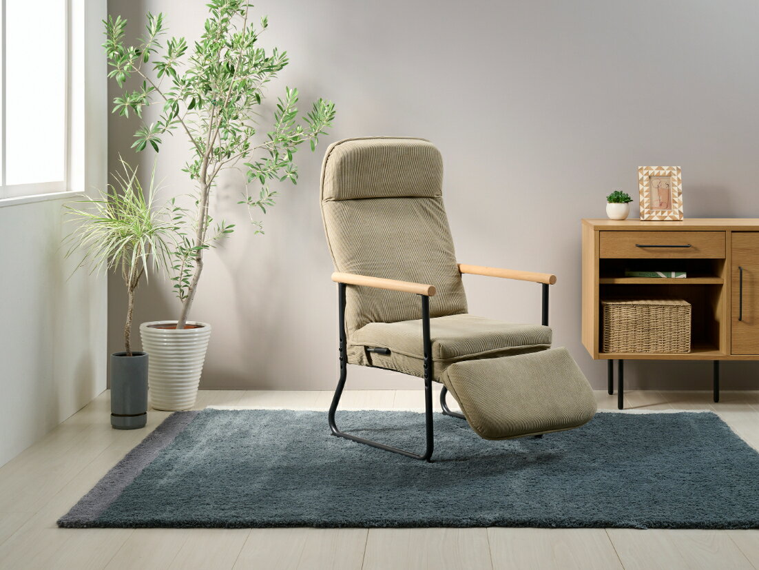 【ポイント10倍】12/13~12/15開催!超ポイントバック祭(要エントリー) 【法人限定】UTILITY エンケル リクライニングチェア(フット付き)ENKEL2BE入数:1 家具 インテリア 生活 雑貨 おしゃれ 室内