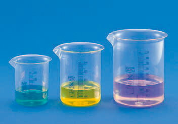 【★ポイント5倍★】4/14~4/17開催！コクゴ ビーカー 青目盛付き PMP 500ml 1724 1個 198190135