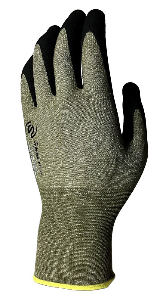 【ポイント10倍】12/1はワンダフルデー!ソフキャッチプラス シルキーストレッチ 天然ゴムコート A-497 Lサイズ オリーブ 5双セット