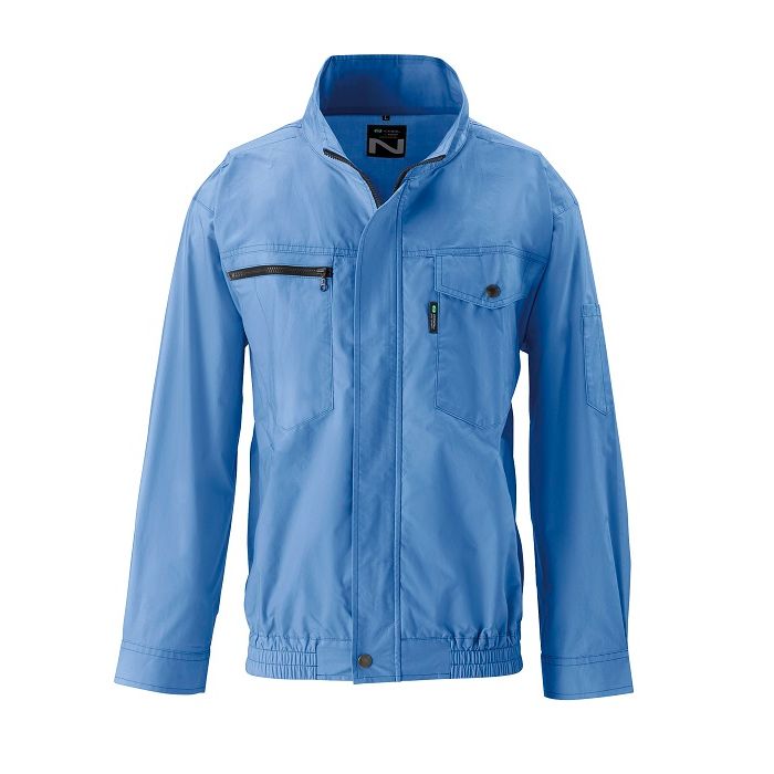 【★ポイント5倍★】4/4~4/10開催！お買い物マラソン(要エントリー) Nクールウェア 腰ファン(長袖) ライトブルー 2L + 空調服(R)スターターキット グレー 18.0V (NA-2011/ライトブルー/2L+SK23011K50)