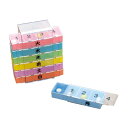 【★ポイント5倍★】楽天スーパーSAIL(6/4~6/11)※要エントリー 松吉医科器械 テイコブ薬入れ(1週間用) MC01 1個 幸和製作所 23-5628-00 販売セット入数:1 与薬 調剤 薬局 与薬くすり整理ケース(4)