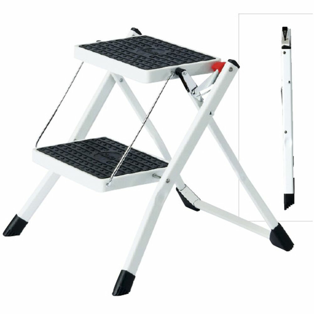 【★ポイント5倍★】11/14~11/16開催！楽天イーグルス感謝祭 × ポイントアップ(要エントリー)松吉医科器械 脚立 ハイロミニ（2段） 60000（ホワイト） 1台 ハイロ社 24-4318-00　販売セット入数：1